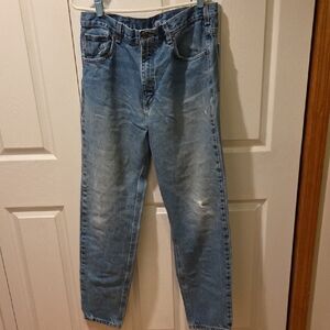 Carhartt Men's Distressed Straight Jeans 36/34